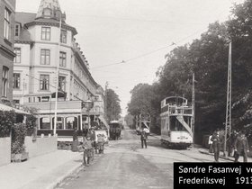 Søndre Fasanvej hjørnet af Frederiksvej 1913.jpg